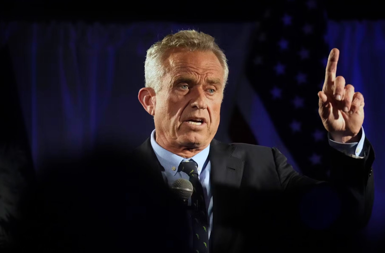 Independent presidential candidate Robert F. Kennedy Jr. speaks during a campaign event, Tuesday, Nov. 14, 2023, in Columbia, S.C. Kennedy was soliciting signatures in support of getting his name on the ballot for the 2024 general election.