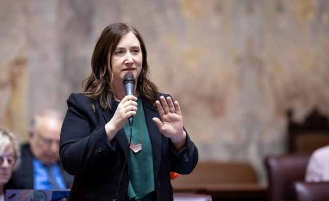 State Sen. Noel Frame (D-36th, Seattle) is leading the charge for a wealth tax to invest in public schools. She also secured a post on the Senate Ways and Means Committee in the 2025 legislative session. (Legislative Support Services)