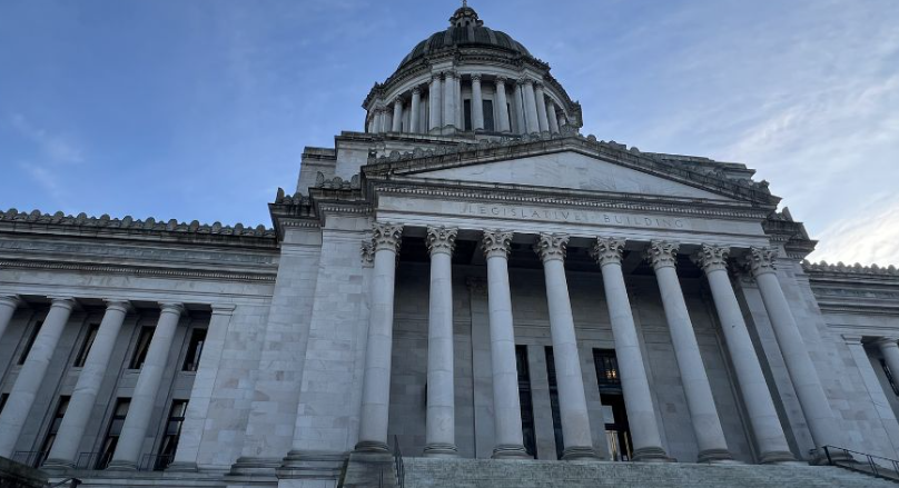 The Washington State Legislative Building on the Washington State Capitol Campus in Olympia, Washington. (Photo: Julia Dallas, MyNorthwest)