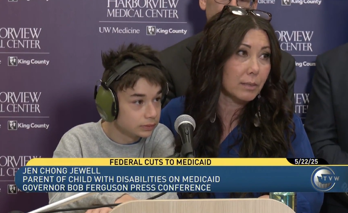 Gov. Bob Ferguson said at a Thursday news conference that proposed cuts to federal Medicaid funding would hit states like Washington hard. By TVW