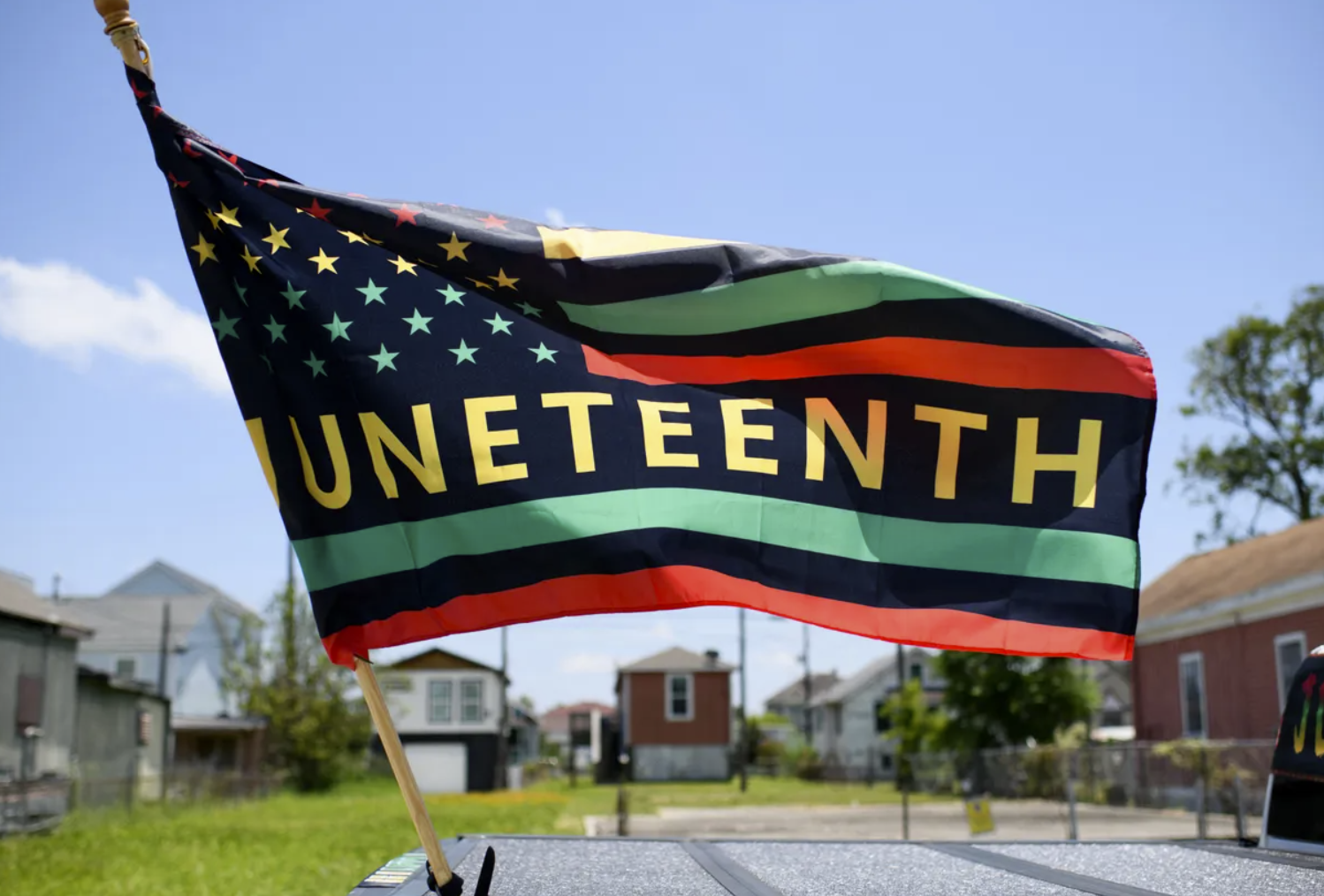 Junteenth flag