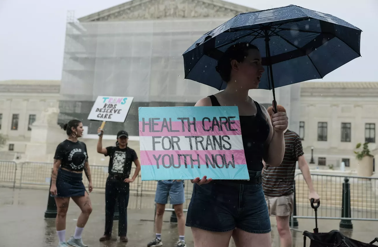 Outside the Supreme Court on June 18.