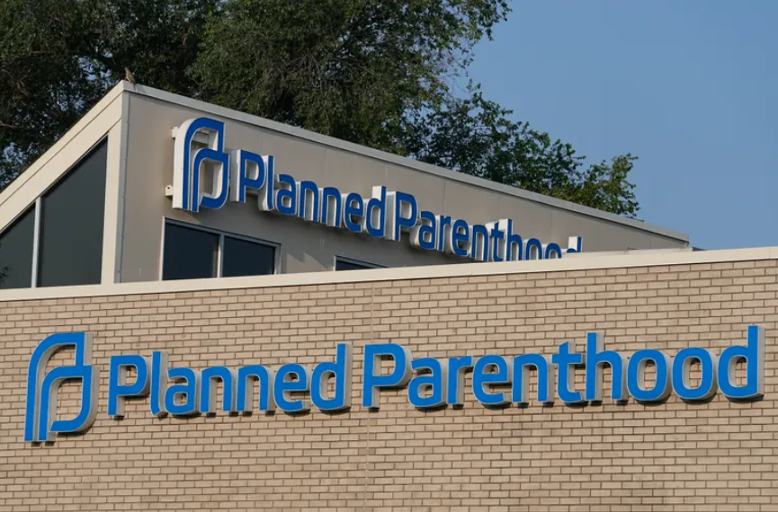 A Planned Parenthood sign clinic in 2023 in Indianapolis.
