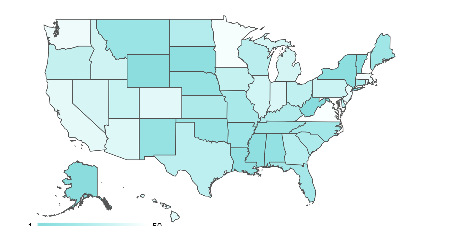 Wallet Hub Map