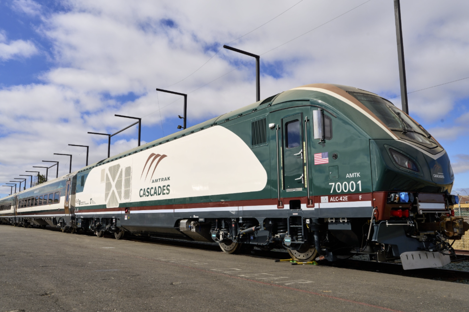 The sleek new Siemens trains, part of a major order in 2022, will be rolling out in the Pacific Northwest ahead of other parts of the country. The new trainsets come at an uncertain time for Amtrak funding. (WSDOT)