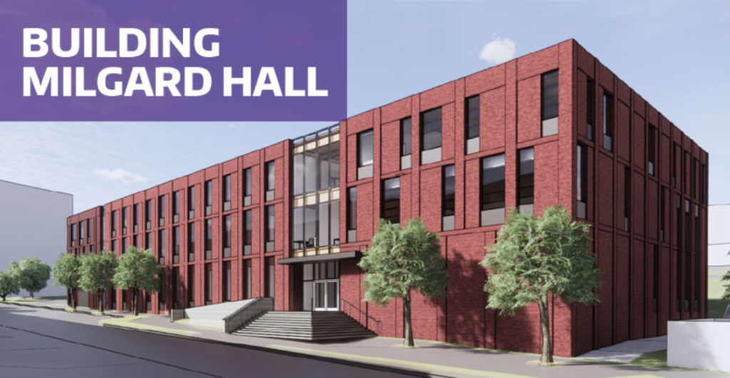 Artist rendering of UW Tacoma Milgard Hall