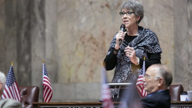 Sen. Jeannie Darneille on Senate floor