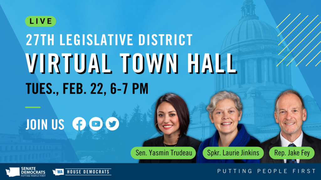 27th LD Virtual Town Hall banner