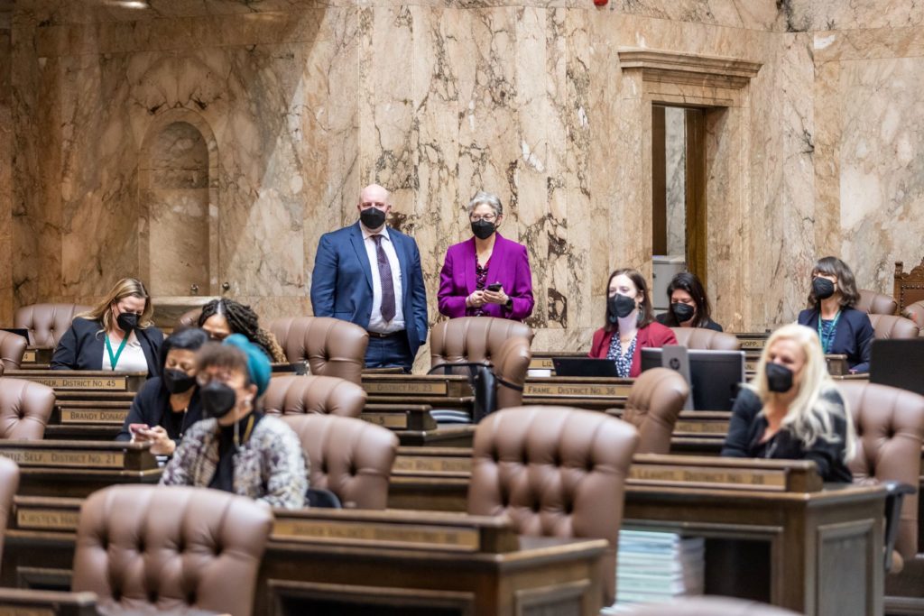 House floor shot with Speaker Jinkins standing