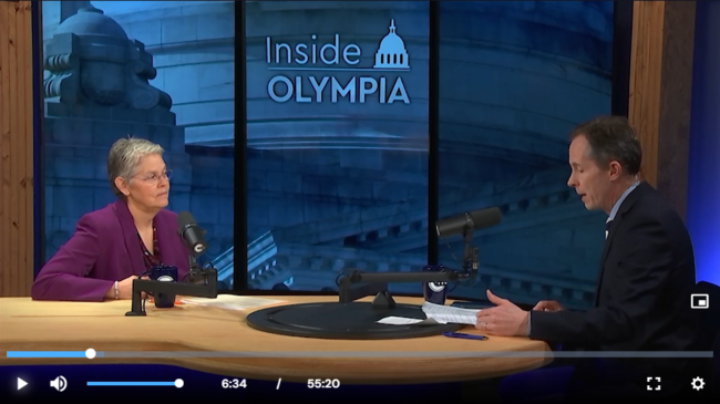 Speaker Jinkins talks with Austin Jenkins on TVW's Inside Olympia