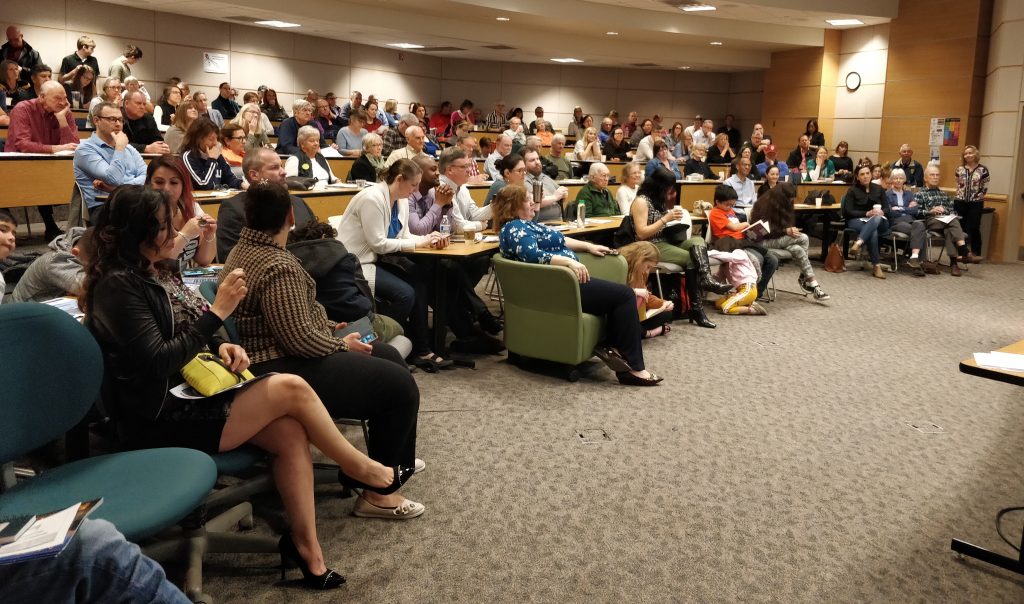 audience at Bellevue College