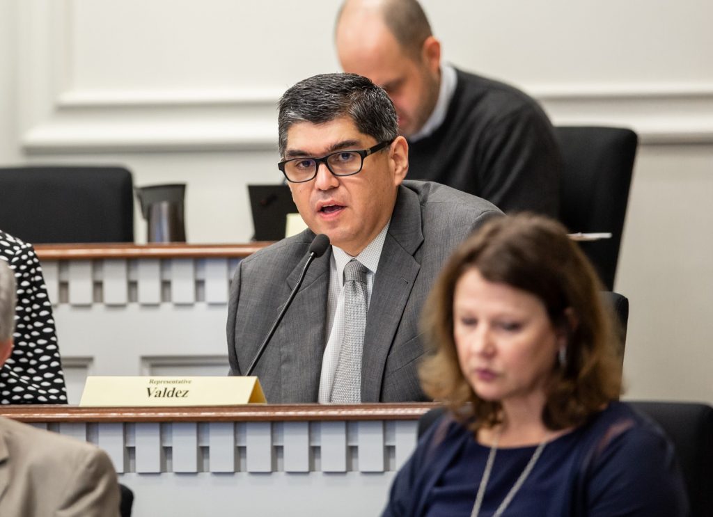 Rep. Valdez in Civil Rights & Judiciary committee meeting