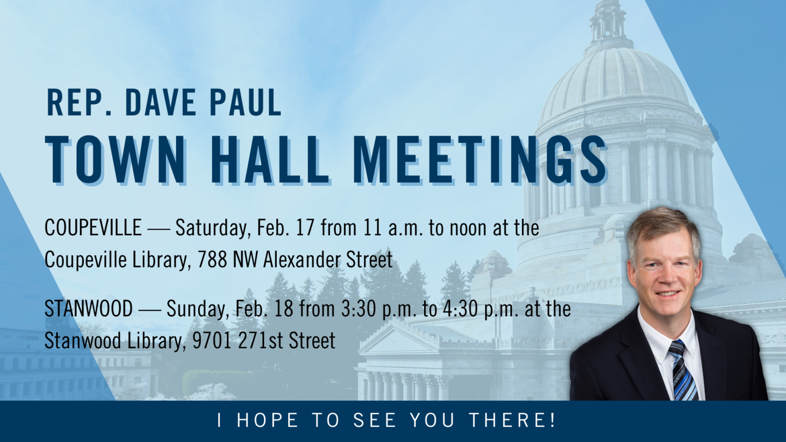 You’re invited! Town hall meetings this weekend in Coupeville and