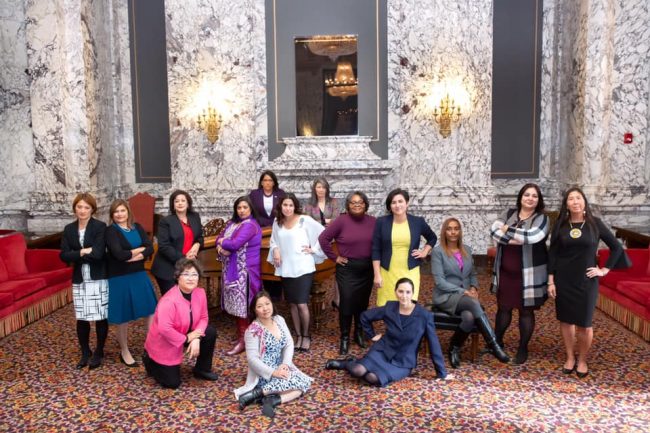 Photo of women legislators of color