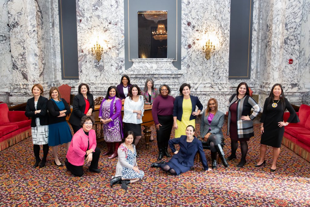Women of Color Caucus in the State Reception Room