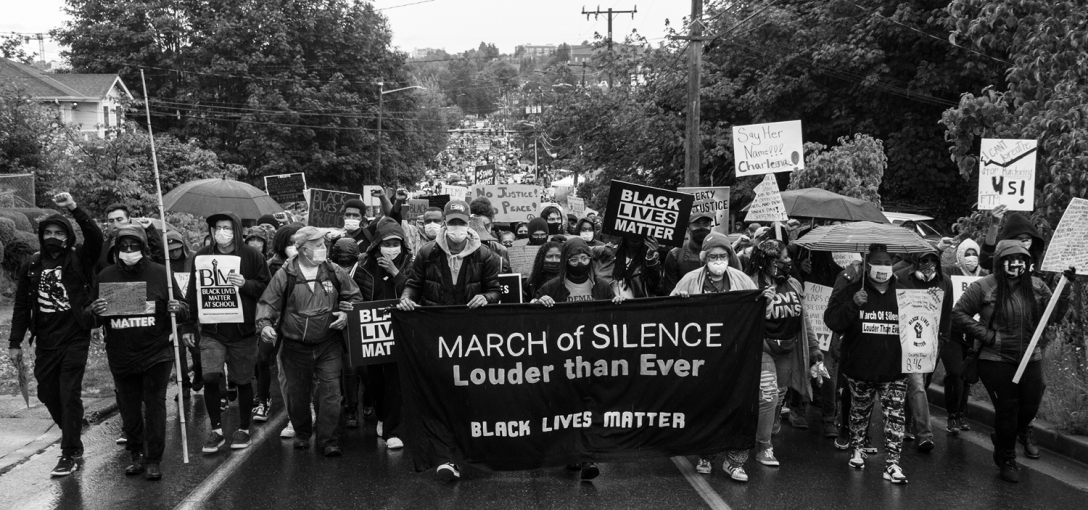 BLMSKC silent march