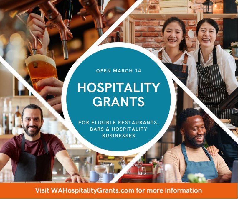 WA Hospitality Grant graphic