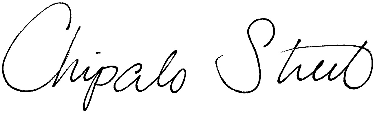 Chipalo Street signature