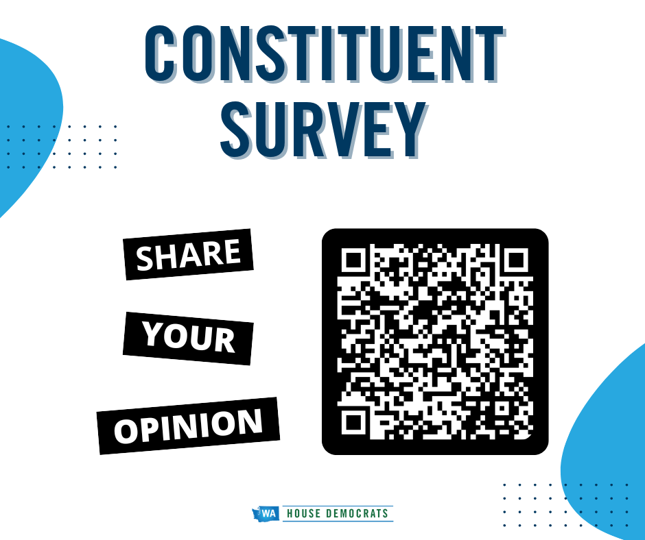 Click on the image to complete a survey about what issues matter most to you during the upcoming legislative session.